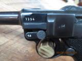 MAUSER / LUGER P08 BYF 41 BLACK WIDOW 9MM,MATCHING NUMBERS 98% REBLUED. - 3 of 12