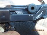 MAUSER / LUGER P08 BYF 41 BLACK WIDOW 9MM,MATCHING NUMBERS 98% REBLUED. - 2 of 12