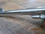 SMITH & WESSON 32 HAND EJECTOR THIRD MODEL (MFG.1940) 32 S&W LONG CAL. BEAUTIFUL RARE NICKEL FINISH.95% PLUS - 4 of 13