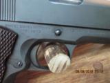 COLT 1911A1 (MFG. 1942) 45 ACP PISTOL ALL CORRECT PARTS AND 99% OEIGINAL PARKERISING W/ 1942 HOLSTER - 7 of 12
