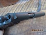 COLT 1911A1 (MFG. 1942) 45 ACP PISTOL ALL CORRECT PARTS AND 99% OEIGINAL PARKERISING W/ 1942 HOLSTER - 8 of 12