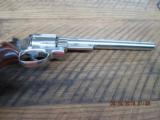 SMITH & WESSON MODEL 29-3 (MFG. EARLY 1980'S) 44 MAGNUM CAL. 8 3/8" NICKEL REVOLVER 99% CONDITION. - 11 of 11