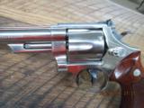 SMITH & WESSON MODEL 29-3 (MFG. EARLY 1980'S) 44 MAGNUM CAL. 8 3/8" NICKEL REVOLVER 99% CONDITION. - 3 of 11