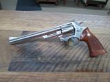 SMITH & WESSON MODEL 29-3 (MFG. EARLY 1980'S) 44 MAGNUM CAL. 8 3/8" NICKEL REVOLVER 99% CONDITION. - 1 of 11
