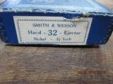 SMITH & WESSON HAND EJECTOR NICKEL MODEL 30 (MFG. 1958) 32 S&W LONG CAL.LIKE NEW IN ORIGINAL BOX. - 9 of 9