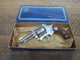 SMITH & WESSON HAND EJECTOR NICKEL MODEL 30 (MFG. 1958) 32 S&W LONG CAL.LIKE NEW IN ORIGINAL BOX. - 1 of 9