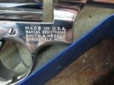 SMITH & WESSON MODEL 27-2 NICKEL 357 MAGNUM REVOLVER (MFG. 1979) PINNED AND RECESSED ALL 99.5% ORIGINAL CONDITION.NON ORIG.BOX - 9 of 15