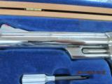 SMITH & WESSON MODEL 29-2 6 1/2" NICKEL 44 MAGNUM REVOLVER (MDG.1975)AS NEW IN PRESENTATION BOX W/PAPERWORK - 4 of 16