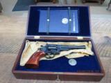 SMITH & WESSON 25-3 125TH ANNIVERSARY ( 1852-1977) EDITION 45 COLT REVOLVER S/N S&W 43XX .NEW IN FACTORY WOOD PRESENTATION CASE WITH S& W BOOK & COIN! - 1 of 20