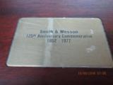 SMITH & WESSON 25-3 125TH ANNIVERSARY ( 1852-1977) EDITION 45 COLT REVOLVER S/N S&W 43XX .NEW IN FACTORY WOOD PRESENTATION CASE WITH S& W BOOK & COIN! - 17 of 20