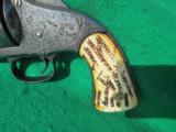 SMITH AND WESSON #3 2ND MODEL IN .44 CAL ENGRAVED - 2 of 7