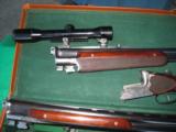 PETER MARHOLDT O/U DOUBLE RIFLE/SHOTGUN MATCHING COMBO SET.30-06 / 12GA. CLAW MOUNT SCOPE ALL 98% ORIGINAL CONDITION - 17 of 22