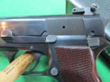 BROWNING HI POWER 9MM CIRCA 1972 BELGIUM MADE FACTORY ADJUSTABLE SIGHT - 7 of 8