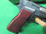 BROWNING HI POWER 9MM CIRCA 1972 BELGIUM MADE FACTORY ADJUSTABLE SIGHT - 2 of 8
