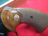 COLT PYTHON 4" BLUE ALL ORIGINAL CIRCA 1968 WITH BOX AND PAPERS - 3 of 16