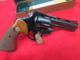 COLT PYTHON 4" BLUE ALL ORIGINAL CIRCA 1968 WITH BOX AND PAPERS - 6 of 16
