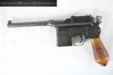 MAUSER BROOMHANDLE LATE MODEL 1930 COMMERCIAL -7.63 MAUSER CAL. - 5 of 13