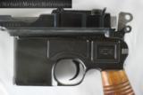 MAUSER BROOMHANDLE LATE MODEL 1930 COMMERCIAL -7.63 MAUSER CAL. - 6 of 13