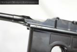 MAUSER BROOMHANDLE LATE MODEL 1930 COMMERCIAL -7.63 MAUSER CAL. - 12 of 13