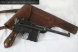 MAUSER BROOMHANDLE LATE MODEL 1930 COMMERCIAL -7.63 MAUSER CAL. - 1 of 13