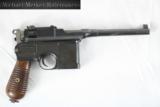 MAUSER BROOMHANDLE LATE MODEL 1930 COMMERCIAL -7.63 MAUSER CAL. - 3 of 13