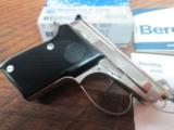 BERETTA 21A .22LR BOBCAT NICKEL LIKE NEW IN BOX - 2 of 4