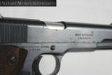 COLT 1911 COMMERCIAL (1917 MFG.) .45ACP ALL CORRECT AND IN 96 TO 97% ORIGINAL CONDITION W/ HOLSTER. - 4 of 10