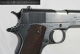 COLT 1911 COMMERCIAL (1917 MFG.) .45ACP ALL CORRECT AND IN 96 TO 97% ORIGINAL CONDITION W/ HOLSTER. - 3 of 10