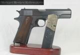COLT 1911 COMMERCIAL (1917 MFG.) .45ACP ALL CORRECT AND IN 96 TO 97% ORIGINAL CONDITION W/ HOLSTER. - 1 of 10