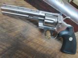 COLT PYTHON 6" 1981 ELECTROLESS NICKEL FINISH RARE WITH BOX AND PAPERS - 1 of 11