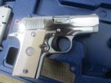 COLT MUSTANG IN BRIGHT NICKEL FINISH AS NEW IN FACTORY BOX. - 3 of 8