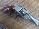 HARRINGTON & RICHARDSON
.32 S&W TOP BREAK 3" NICKEL REVOLVER - 1 of 9