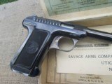 SAVAGE MODEL 1907 .32ACP ALL ORIGINAL 98% IN BOX RARE - 13 of 20
