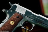 COLT 1911 SERIES 70 STAINLESS .45 ACP WITH PRESENTATION BOX - 6 of 10