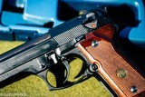 BERETTA 92F 9MM WITH WOOD GRIPS IN THE BOX FROM ITALY - 11 of 12