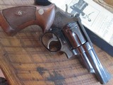 ORIGINAL SMITH & WESSON .357 COMBAT MAGNUM PRE MODEL 19 4 INCH BLUED WITH FACTORY LETTER AND BOX. - 3 of 10