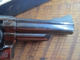 ORIGINAL SMITH & WESSON .357 COMBAT MAGNUM PRE MODEL 19 4 INCH BLUED WITH FACTORY LETTER AND BOX. - 6 of 10