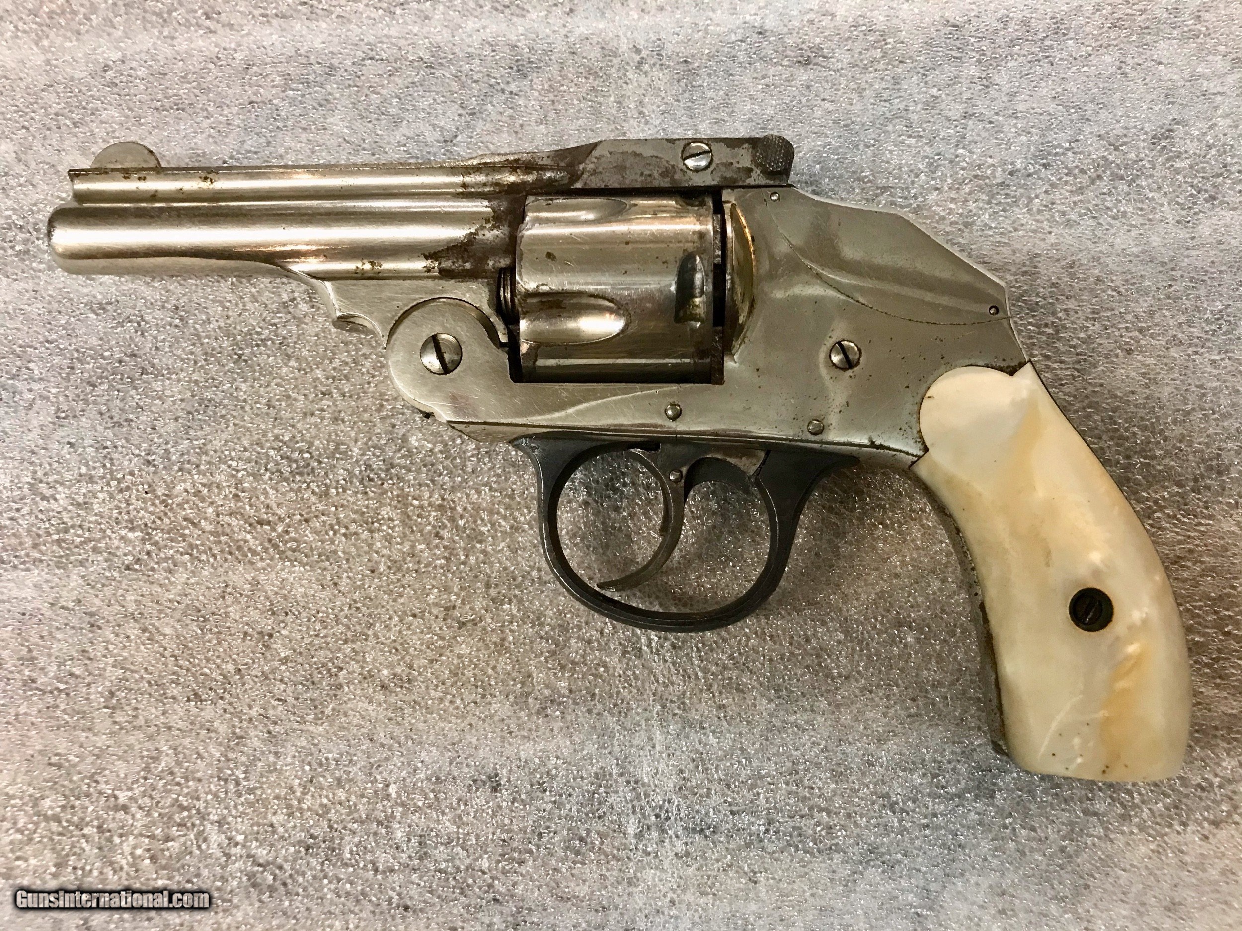 Iver Johnson Topbreak Hammerless Revolver 38 Short Colt