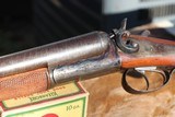 Belgium 10 Gauge Hammer Side Lock Shotgun - 4 of 8