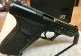 H & K P7. Semi Automatic Pistol 9mm - 9 of 9