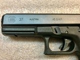 Glock 37 Gen 3 Semi Auto Pisto; .45 GAP Caliber - 7 of 9