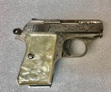 Astra EngravedCub Model.22 Short CaliberSemi Auto Pistol - 7 of 9