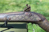 Antique Moroccan Flintlock Muzzleloading Rifle - 2 of 9
