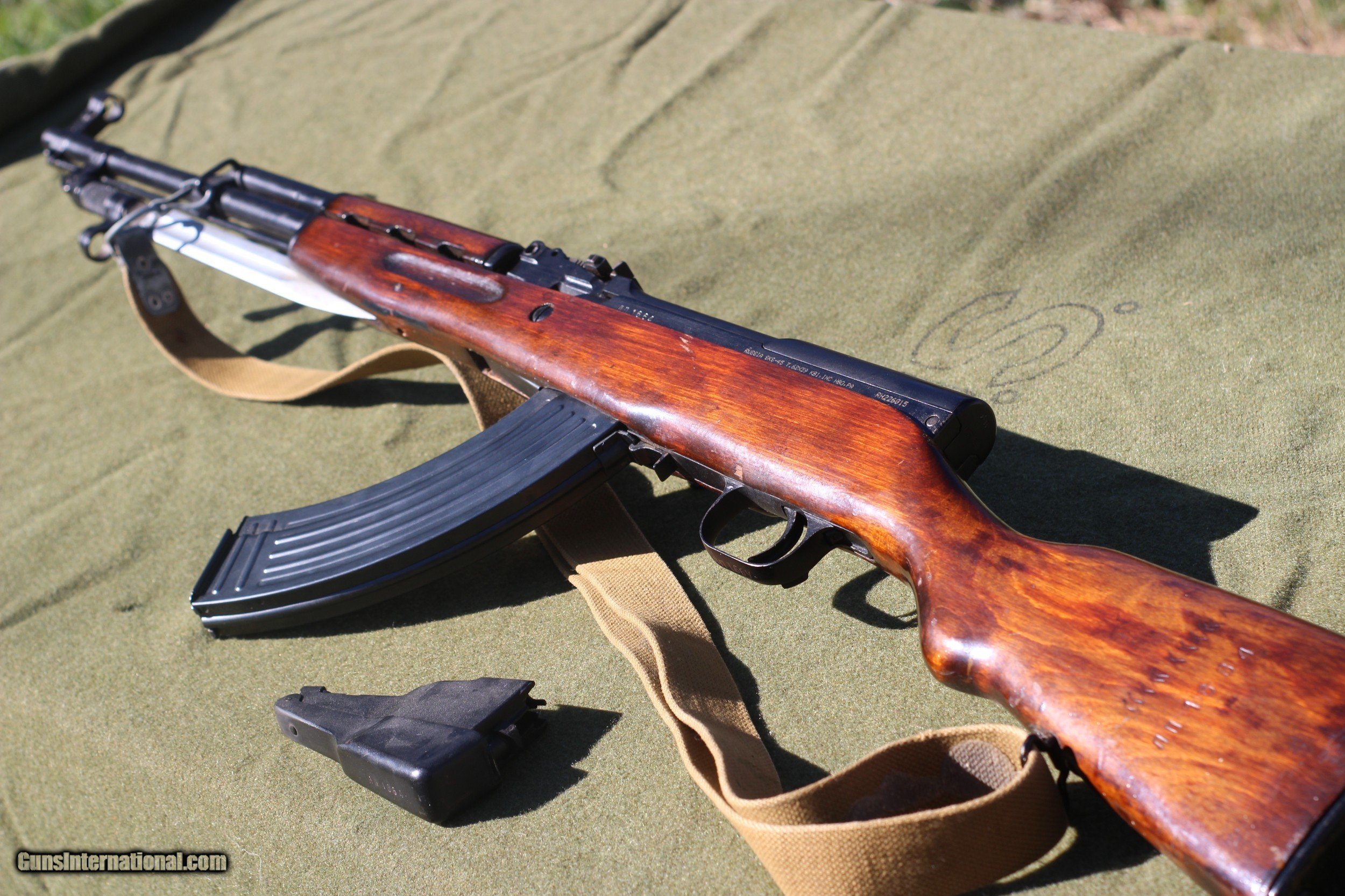 Russian SKS 7 62x39 Caliber Semi Auto Rifle