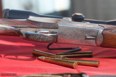 Austrian O/U Safari Rifle 9.3X 74 R - Image 13 of 15