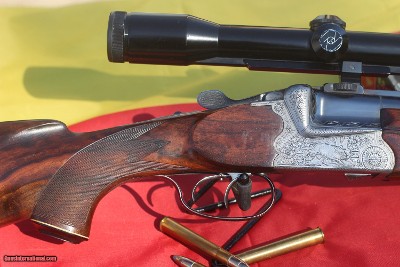 Austrian O/U Safari Rifle 9.3X 74 R - Image 8 of 15