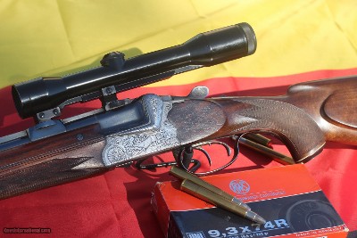 Austrian O/U Safari Rifle 9.3X 74 R - Image 3 of 15
