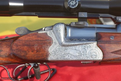 Austrian O/U Safari Rifle 9.3X 74 R - Image 9 of 15