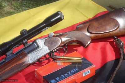 Austrian O/U Safari Rifle 9.3X 74 R