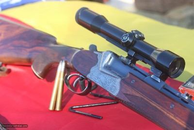 Austrian O/U Safari Rifle 9.3X 74 R - Image 6 of 15